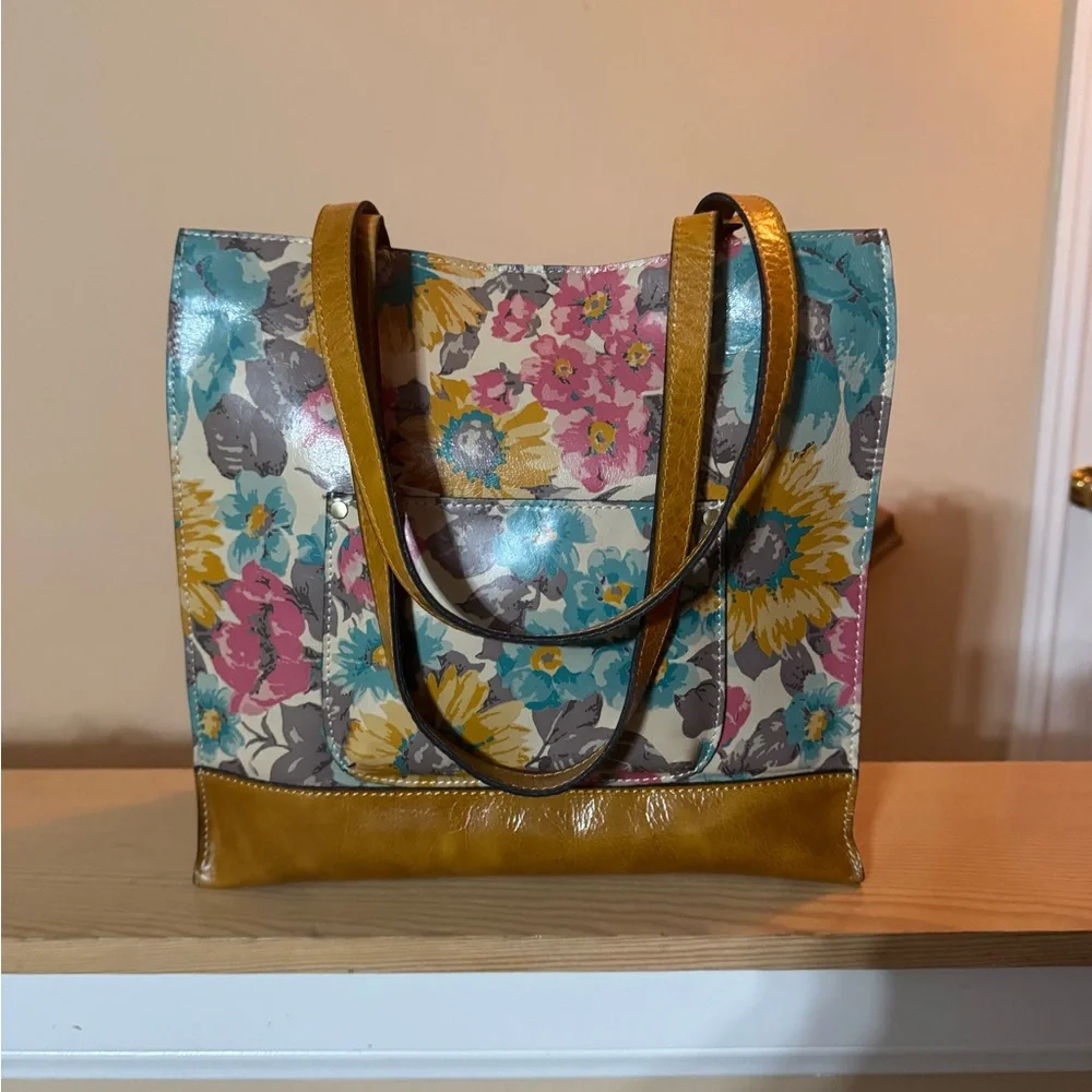 Patricia Nash First Bloom Leather Tote — New With Tags — Never Carried - Picture 5 of 14